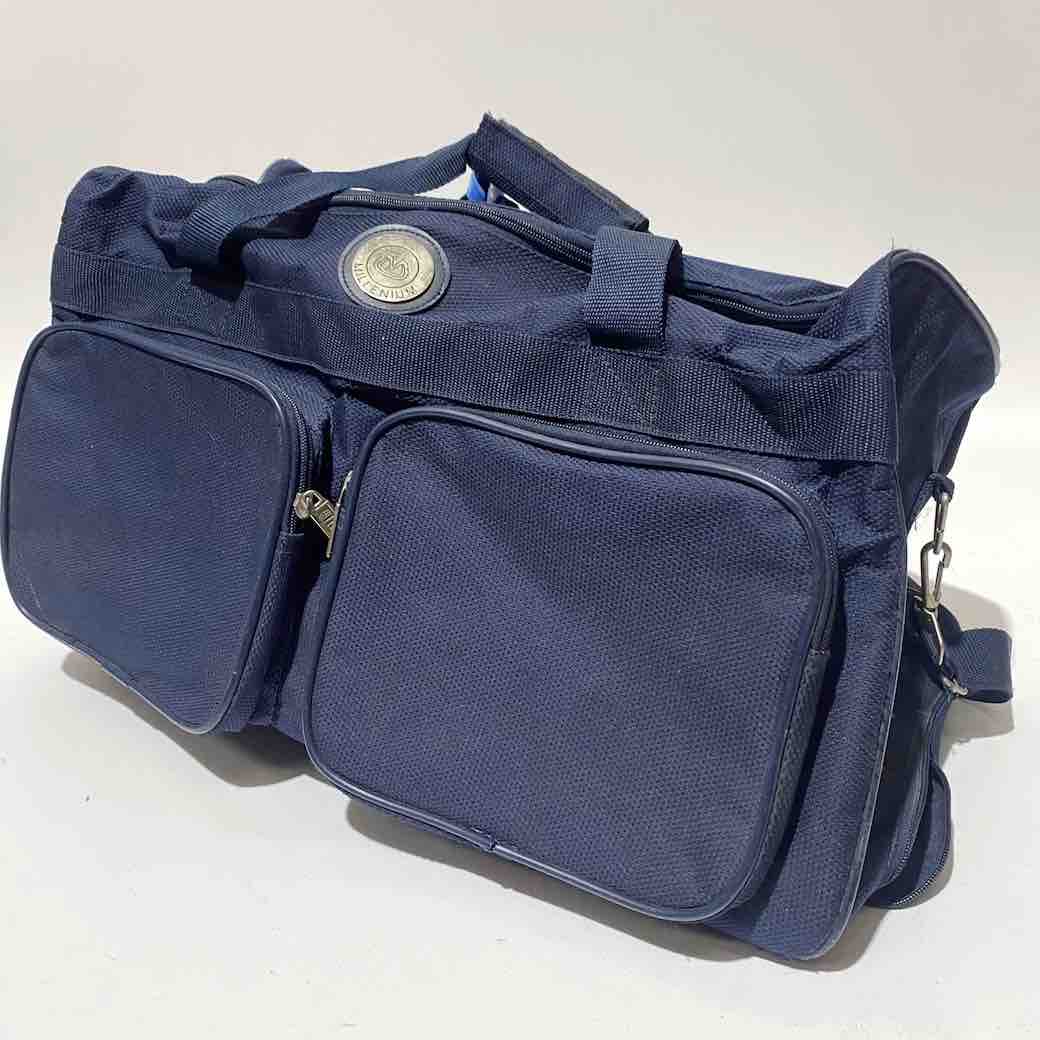 BAG, Overnight Travel - Navy Canvas Millenium Large